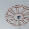 Ekena Millwork Augustus Wood Fretwork Pierced Ceiling Medallion, Cherry, 34"OD x 12"ID x 1/4"T CMWP34X34X0250AUCH - alternate 8